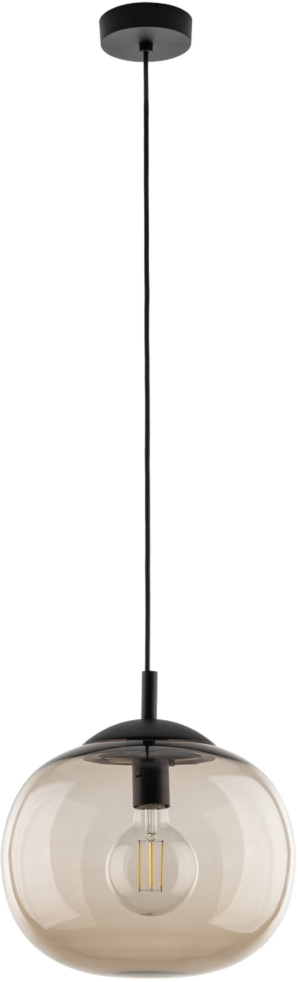 TK Lighting Vibe lámpara colgante 1x15 W ámbar 4703