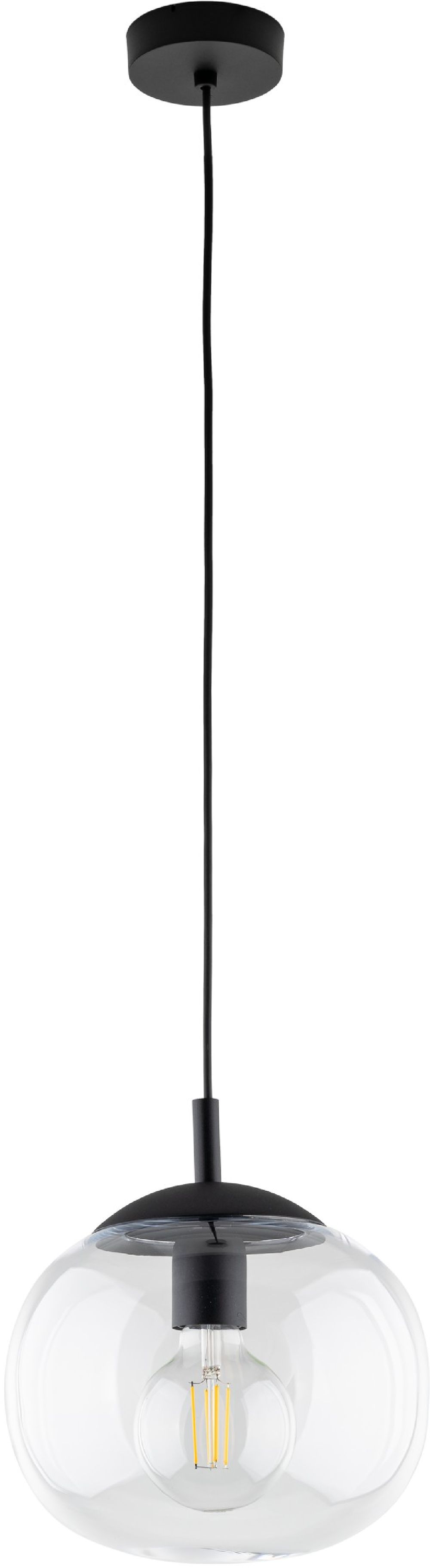 TK Lighting Vibe lámpara colgante 1x15 W transparente 4816