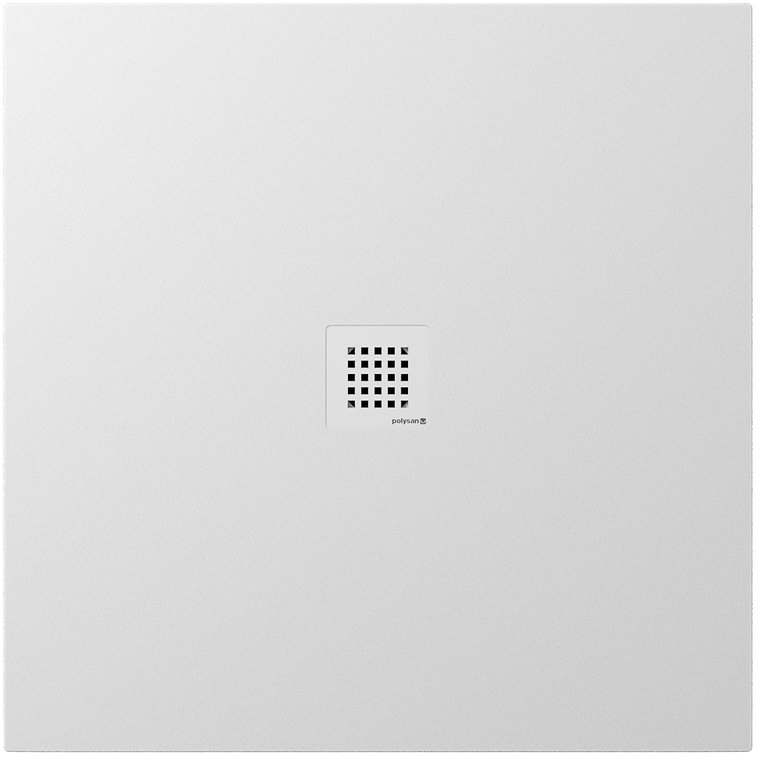 Polysan Treneca plato de ducha cuadrado 100x100 cm blanco 84301.11