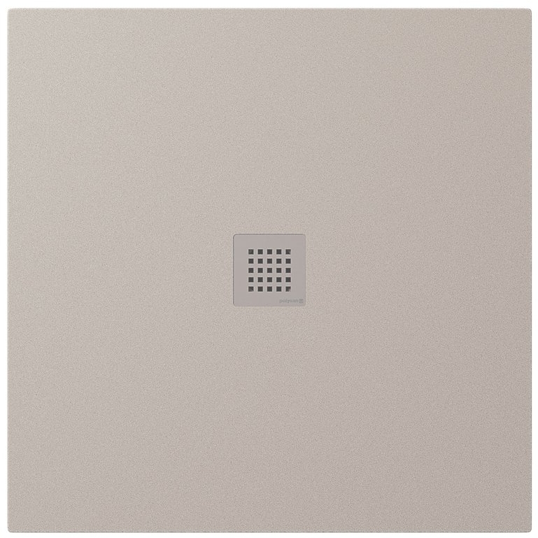 Polysan Treneca plato de ducha cuadrado 100x100 cm beige 84301.81