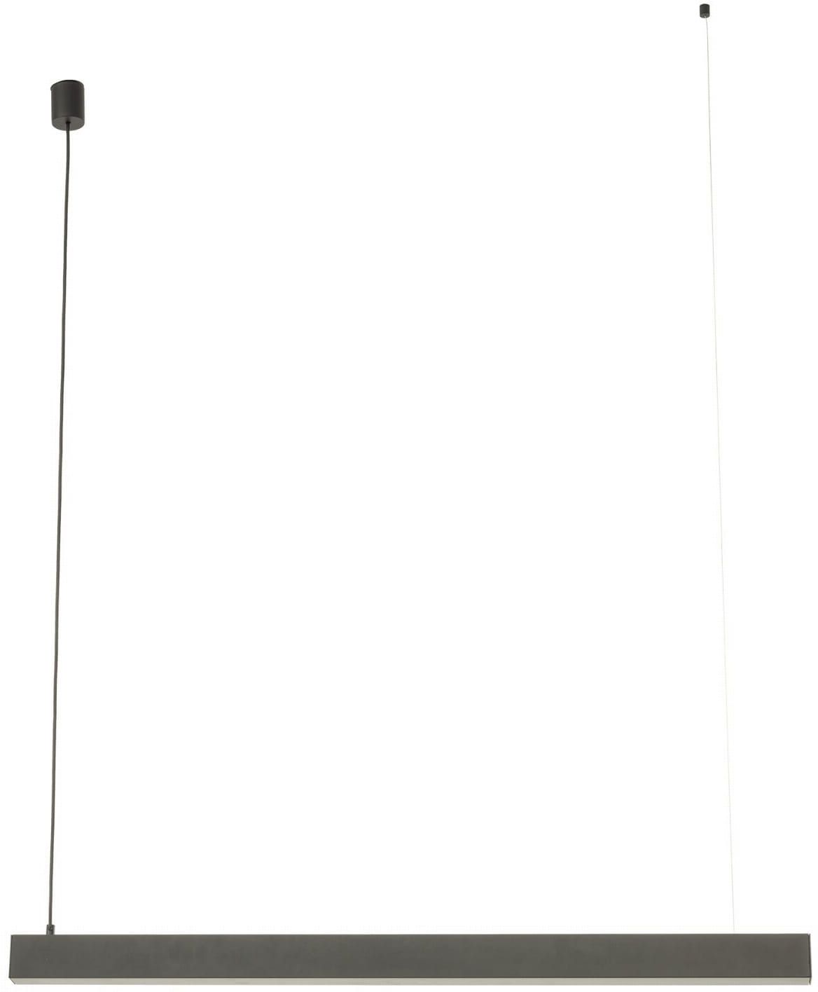 TK Lighting Luxe lámpara colgante 1x40 W negro 18080