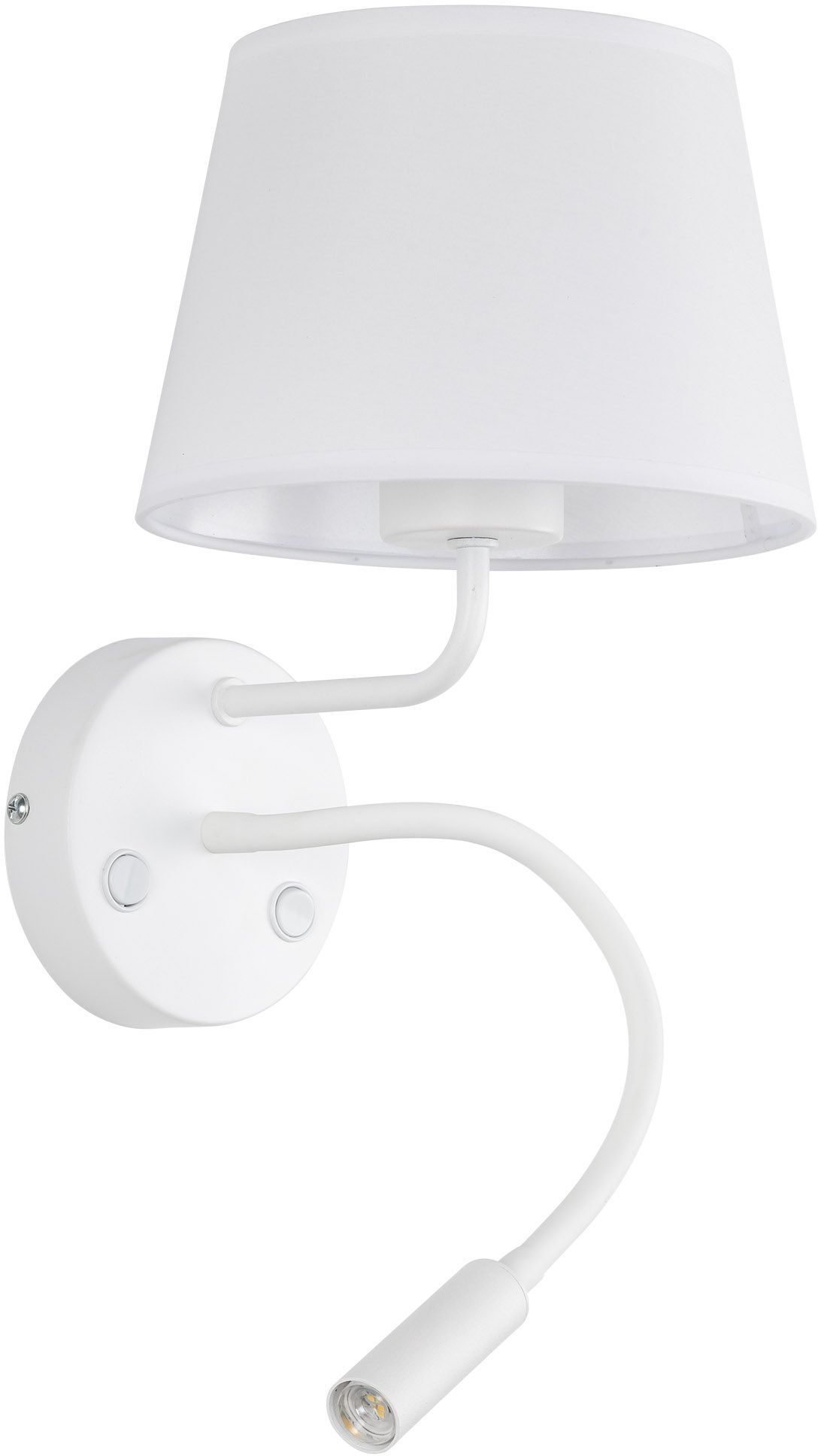TK Lighting Maja lámpara de pared 2x15 W blanco 10080