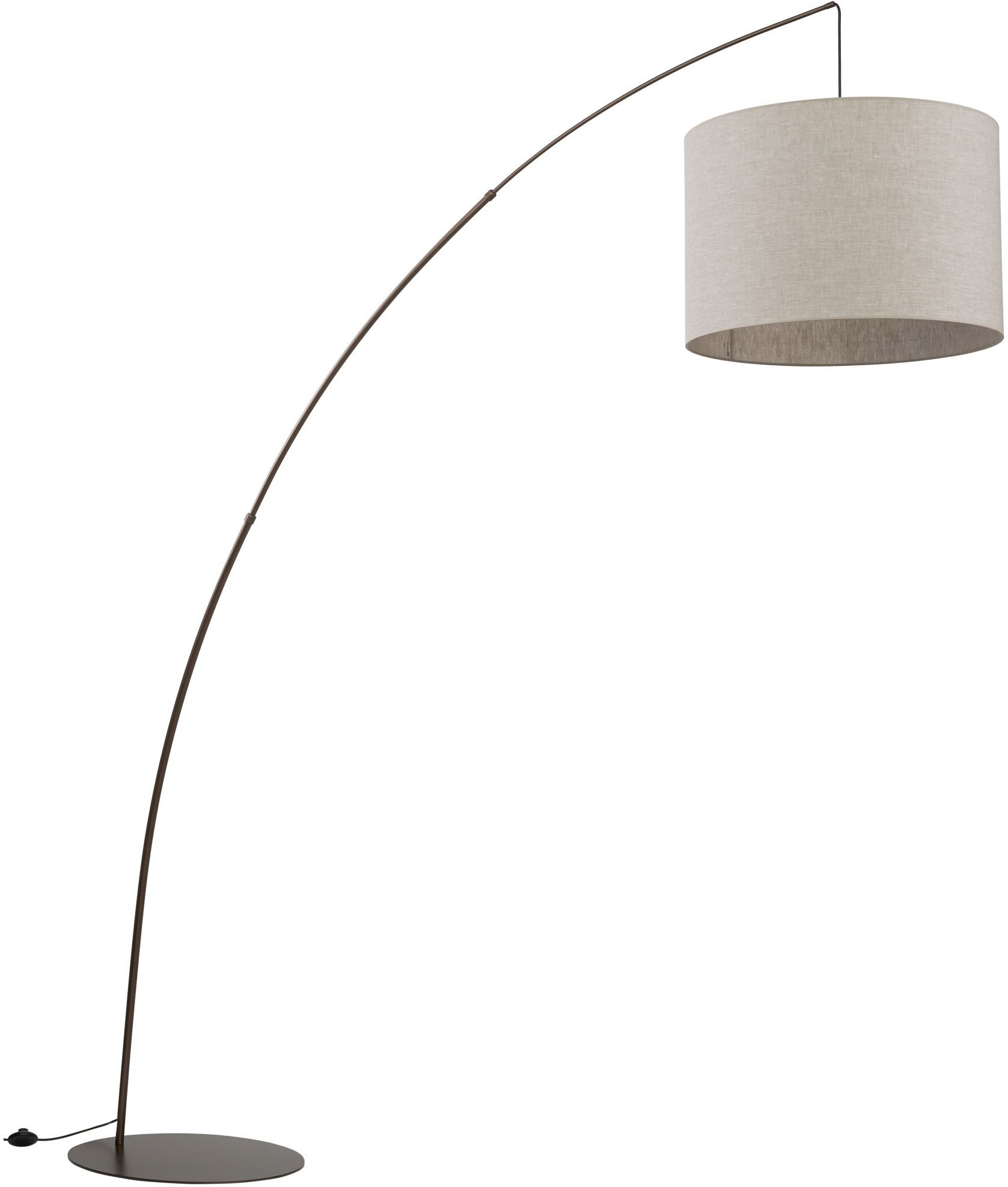 TK Lighting Moby lámpara de pie 1x15 W beige-marrón 6097