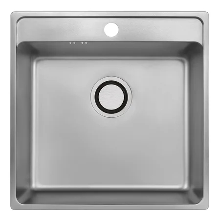 Laveo Besos fregadero de acero 49x48 cm acero SLB_210T