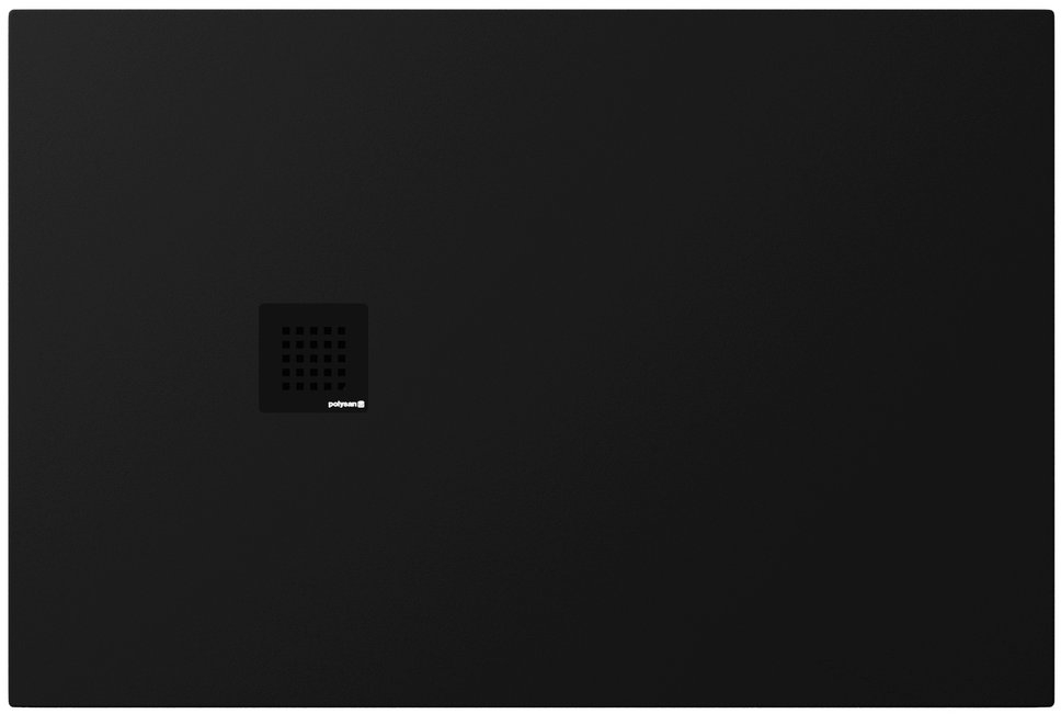 Polysan Treneca plato de ducha rectangular 140x80 cm negro 84304.21