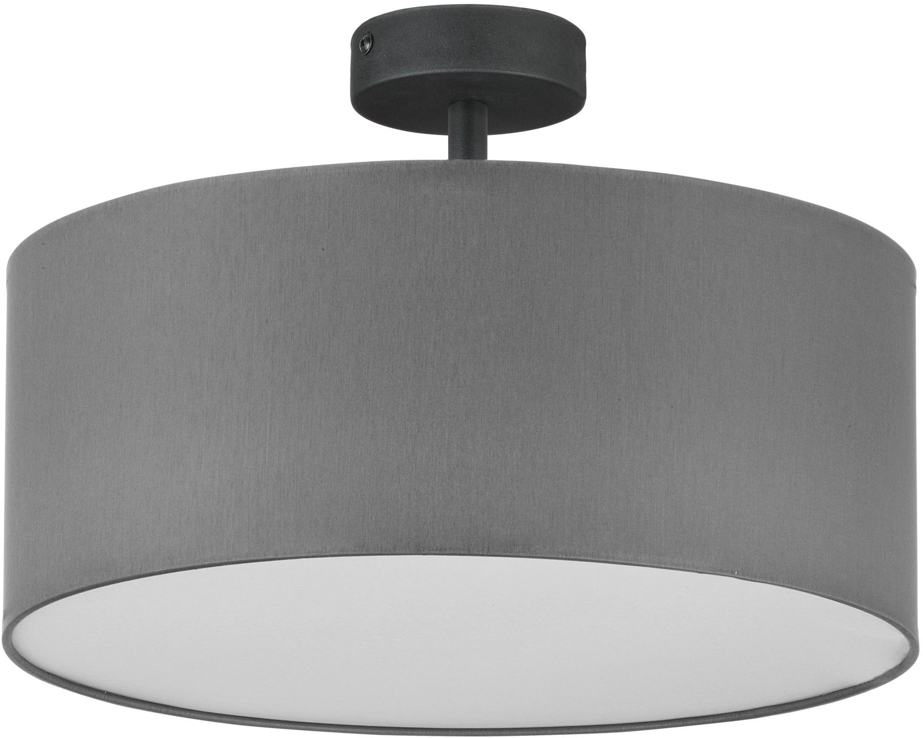 TK Lighting Rondo lámpara de techo 4x15 W blanco-cromo-gris 4240