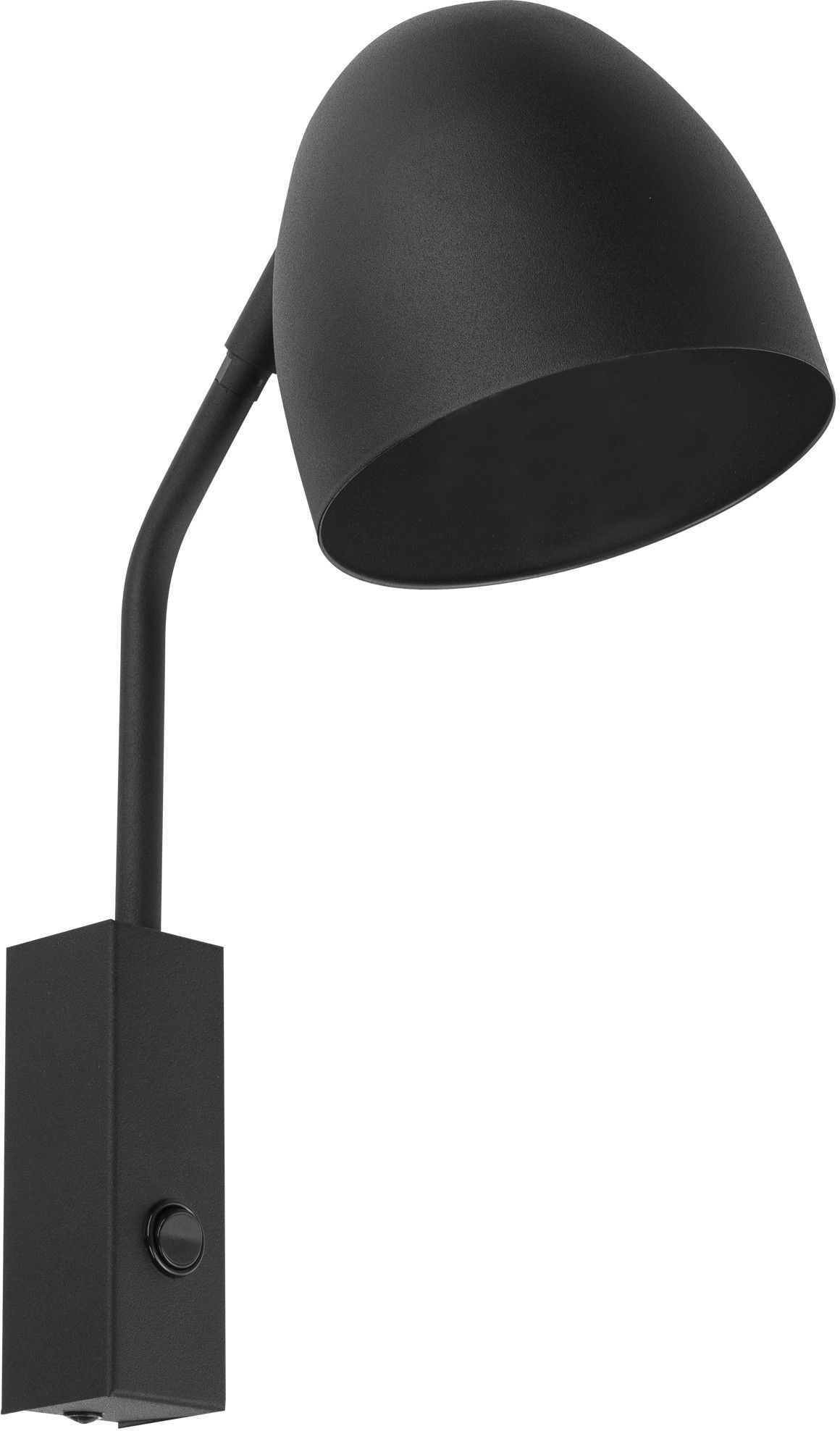 TK Lighting Soho lámpara de pared 1x15 W negro 4167