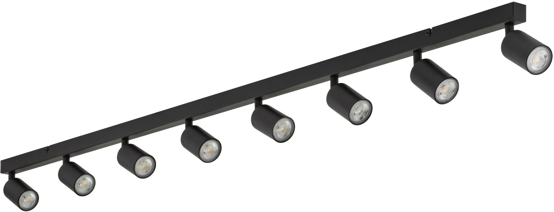 TK Lighting Top lámpara de techo x10 W negro 6179