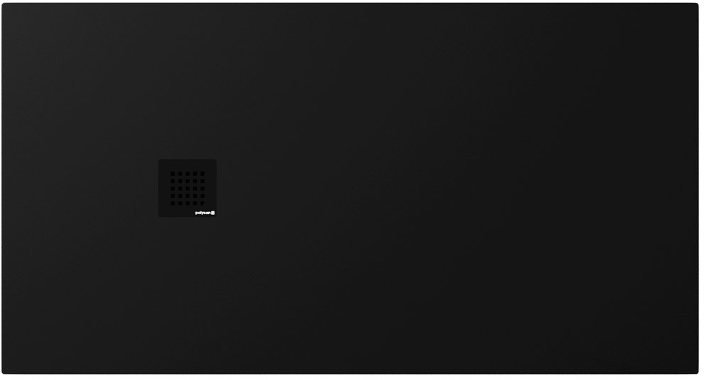 Polysan Treneca plato de ducha rectangular 150x80 cm negro 84305.21