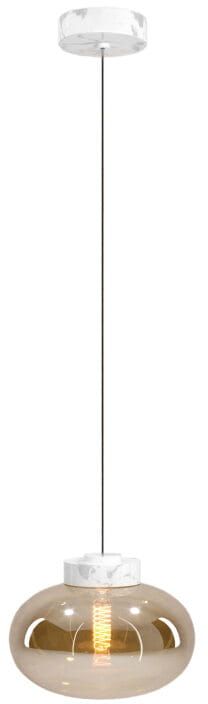 MaxLight Palloncini lámpara colgante 1x7 W blanco-ámbar P0518