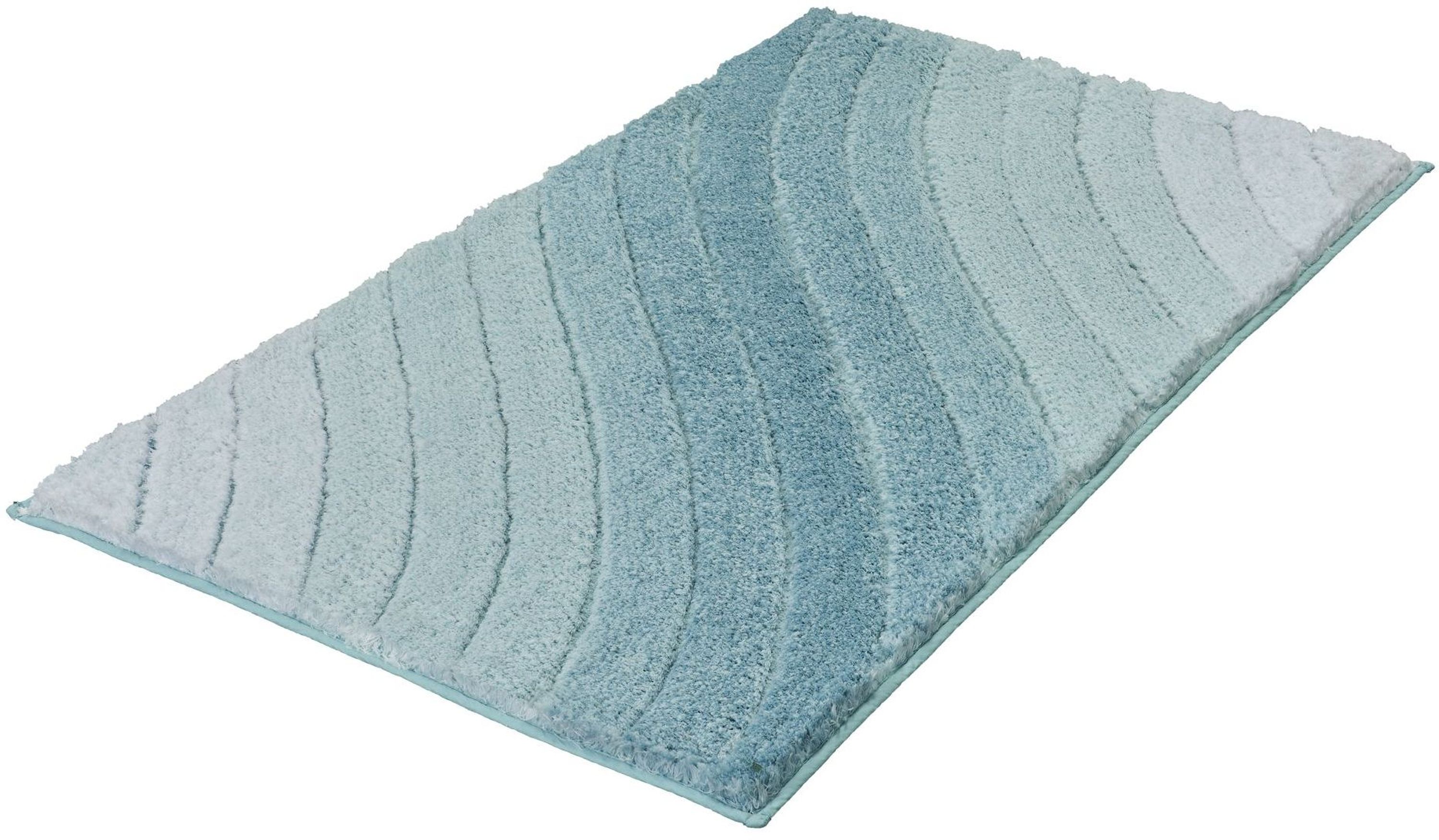 Kleine Wolke Tender alfombrilla para baño 120x70 cm rectangular azul 4099649225