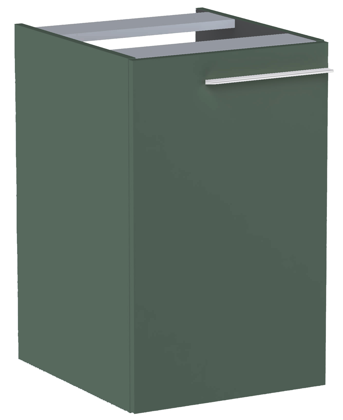 Roca Ella armario 40x44.6x63.5 cm suspendido, lateral verde A857774534