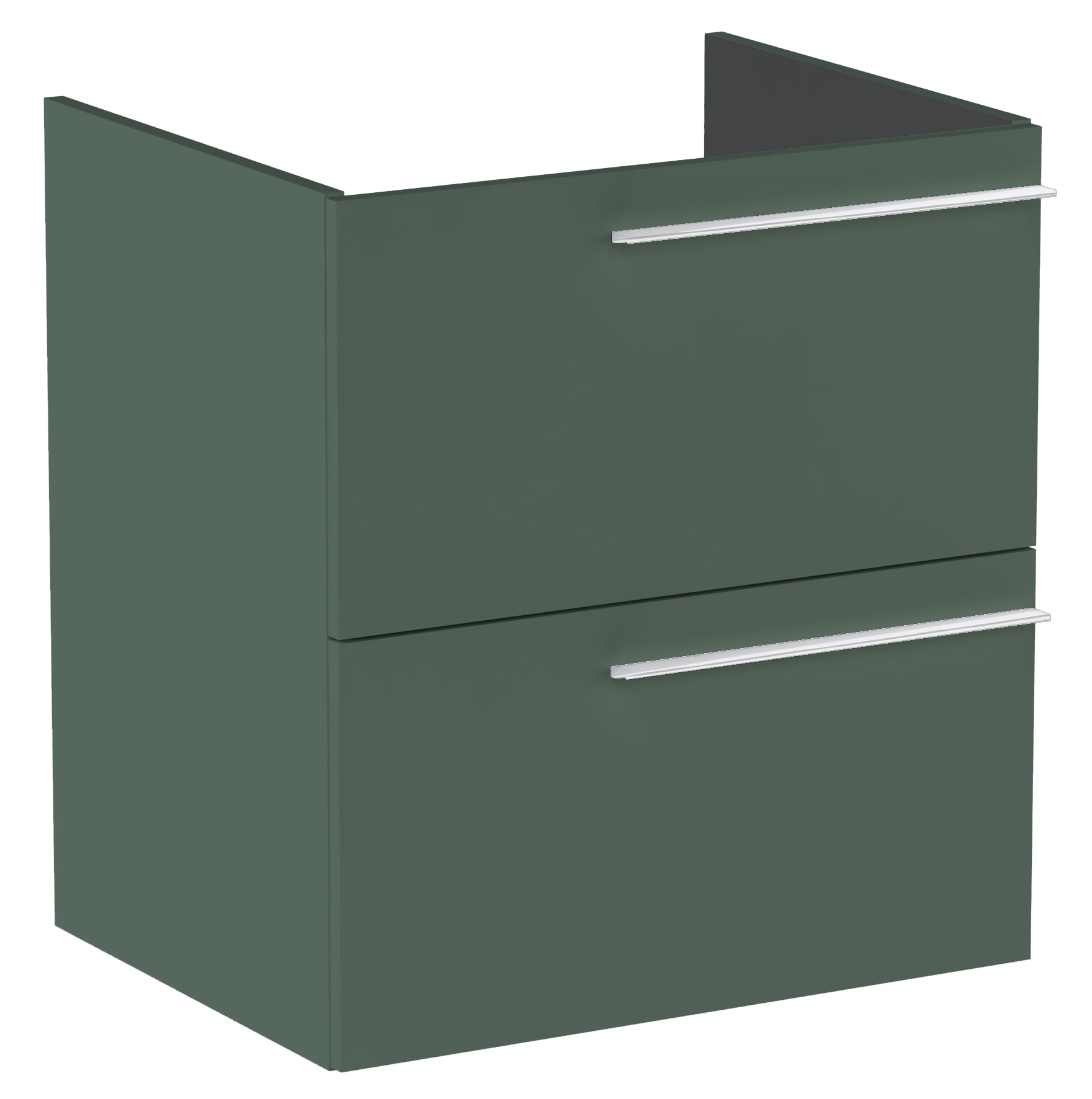 Roca Ella armario 58.5x44.6x63.5 cm suspendido, para lavabo verde A857769534