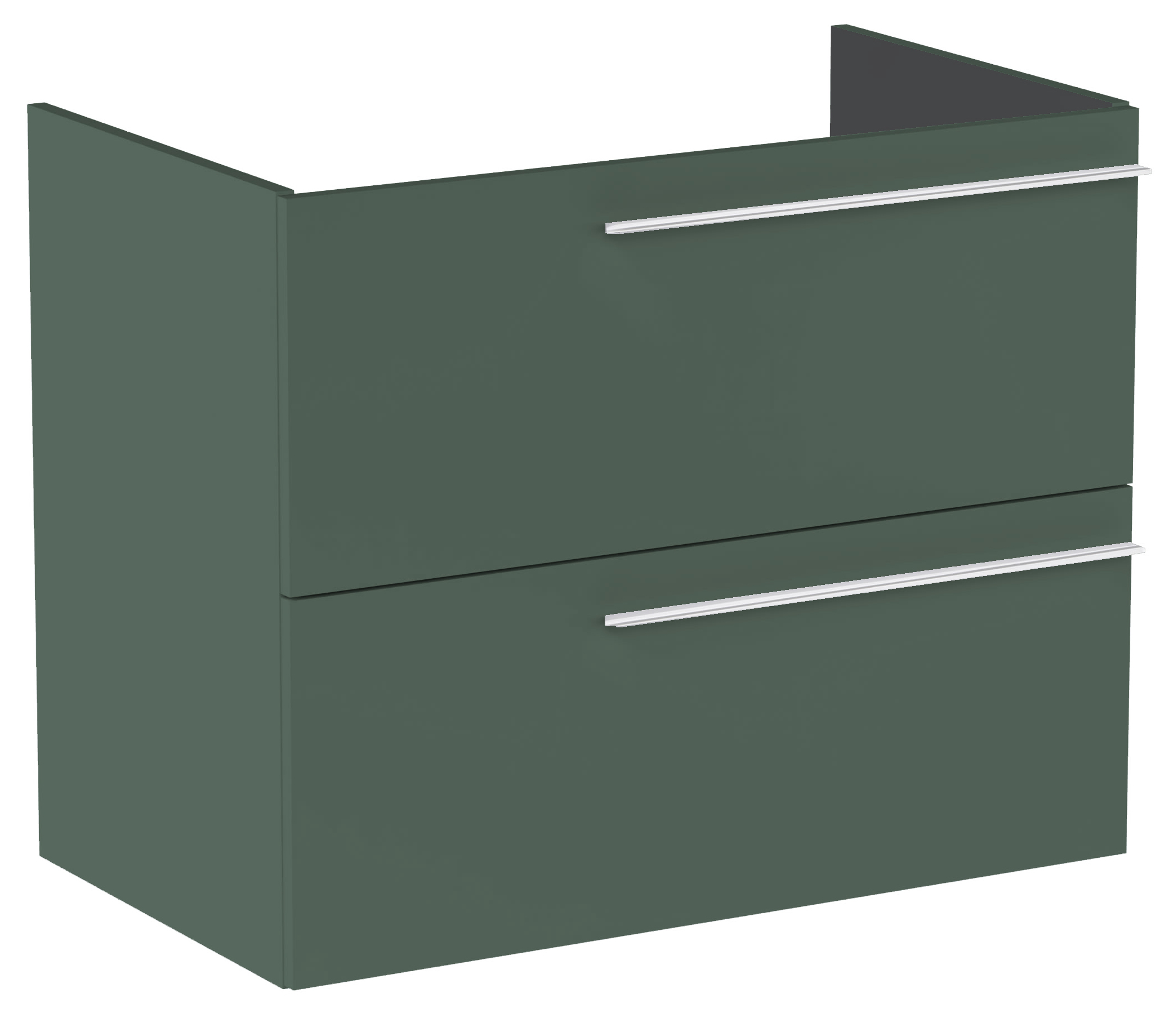 Roca Ella armario 78.5x44.6x63.5 cm suspendido, para lavabo verde A857770534