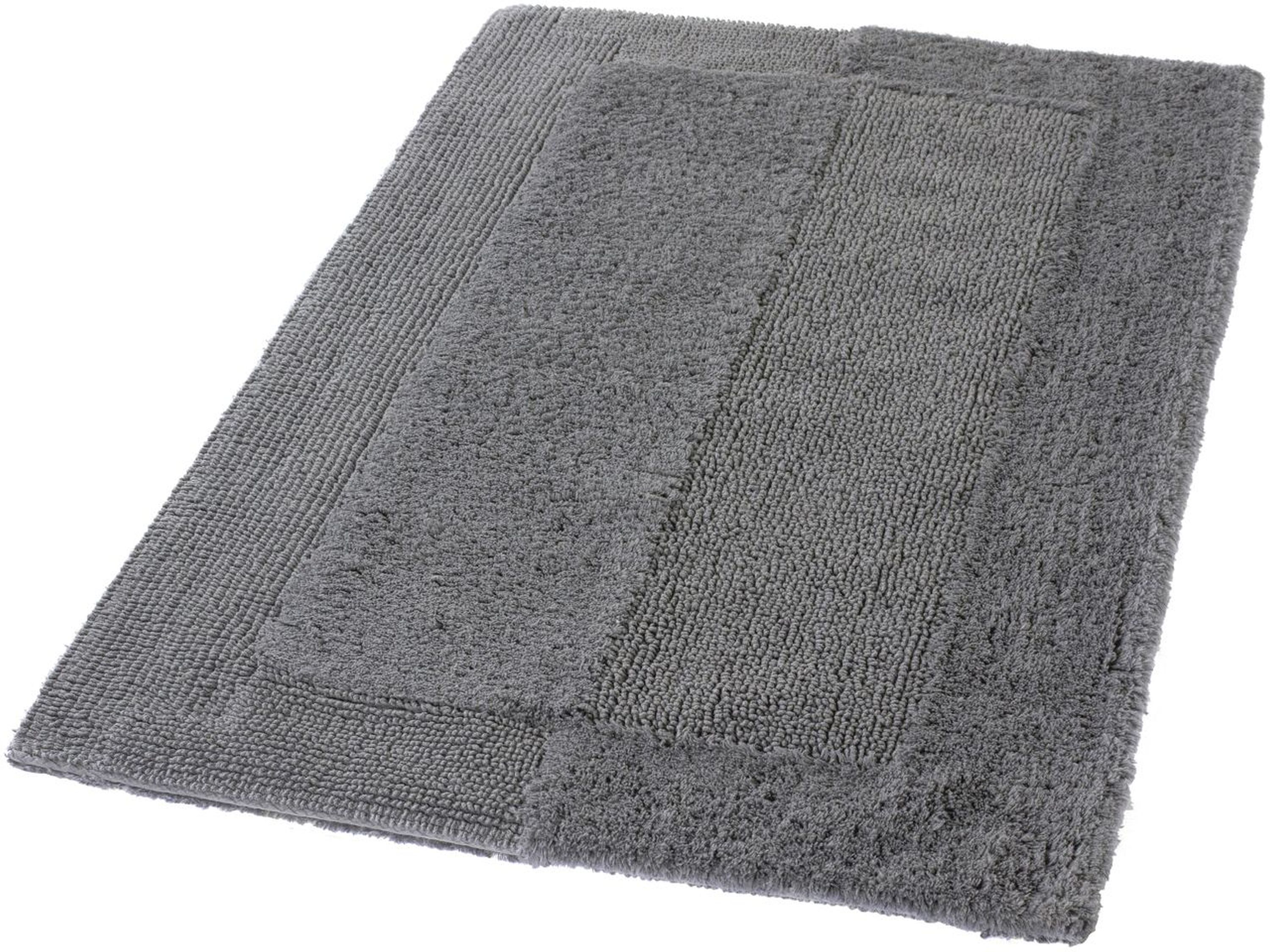 Kleine Wolke Havanna alfombrilla para baño 100x60 cm rectangular gris 5418905360