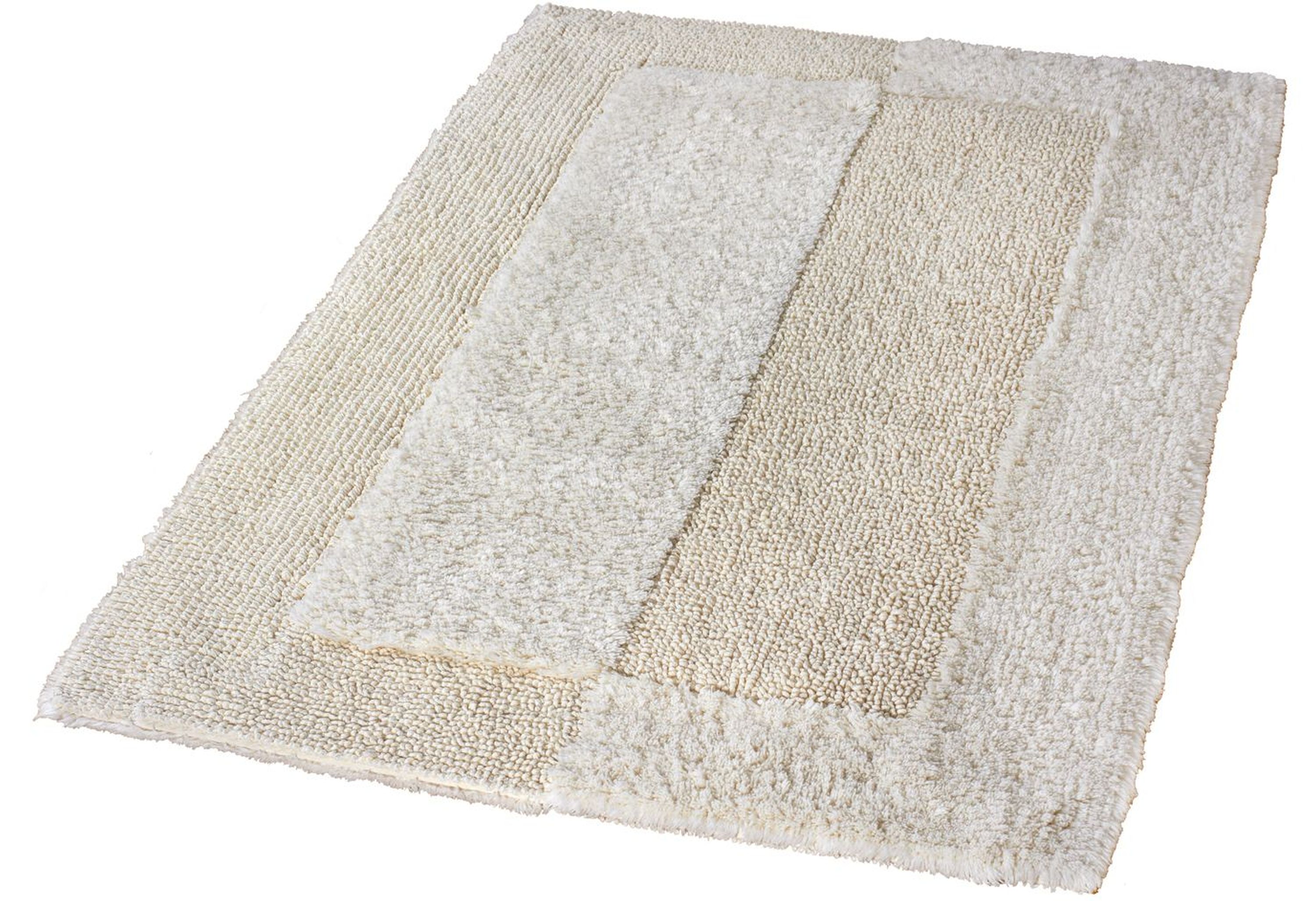 Kleine Wolke Havanna alfombrilla para baño 100x60 cm rectangular beige 5418202360
