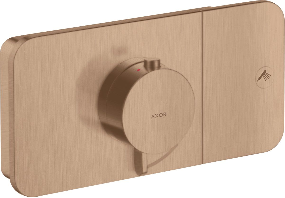 Axor One grifo para ducha empotrado con termostato oro 45711310