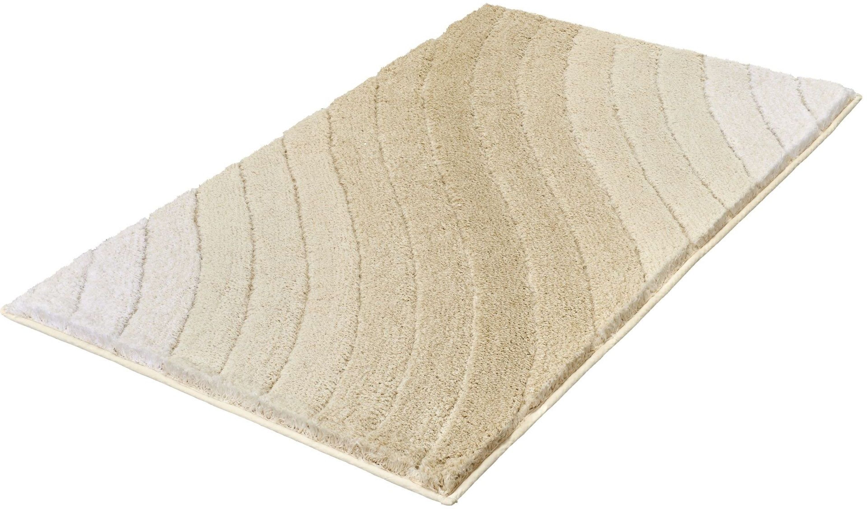 Kleine Wolke Tender alfombrilla para baño 120x70 cm rectangular beige 4099226225
