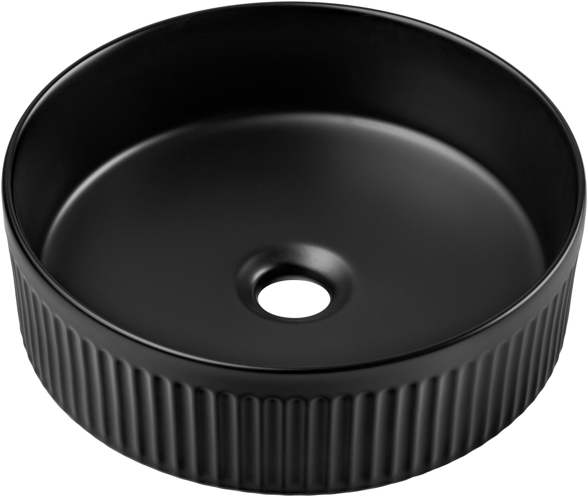 Comad Beyond lavabo 36x36 cm circular sobre encimera negro BEYOND 2 BLACK ( E-6565 )