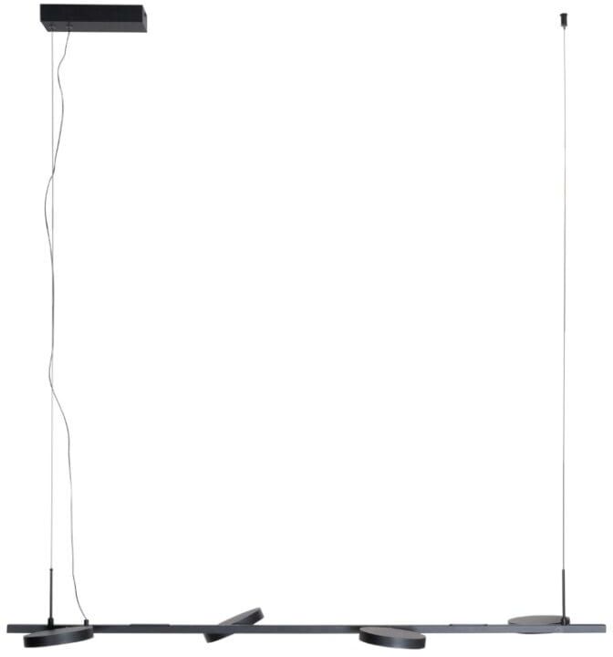 MaxLight Ibiza lámpara colgante 4x8 W negro P0529