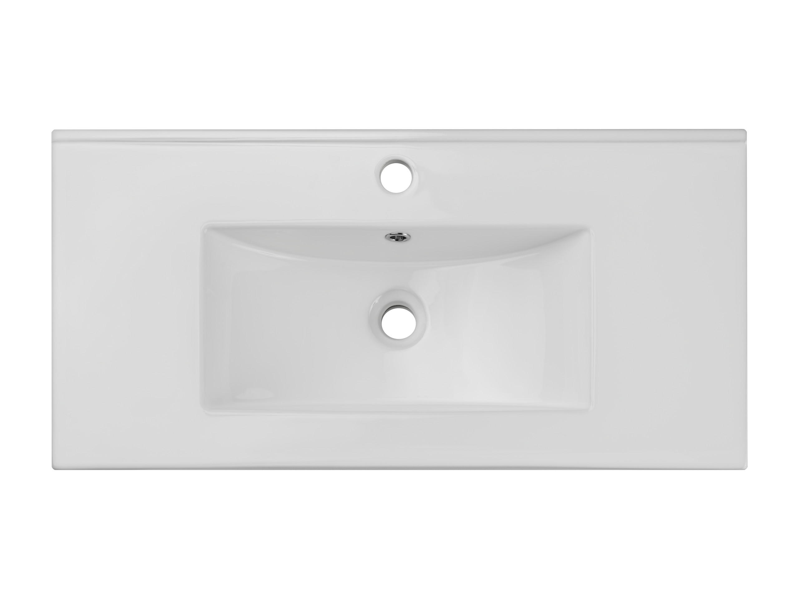 Comad Dance White lavabo 81x40 cm rectangular sobre encimera blanco CFP-8009DANCE80DP