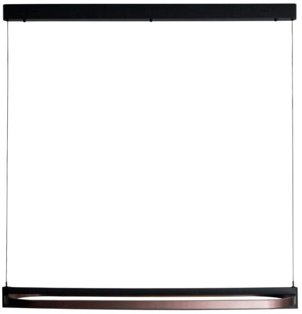 MaxLight Singapur lámpara colgante 1x80 W negro-café P0553