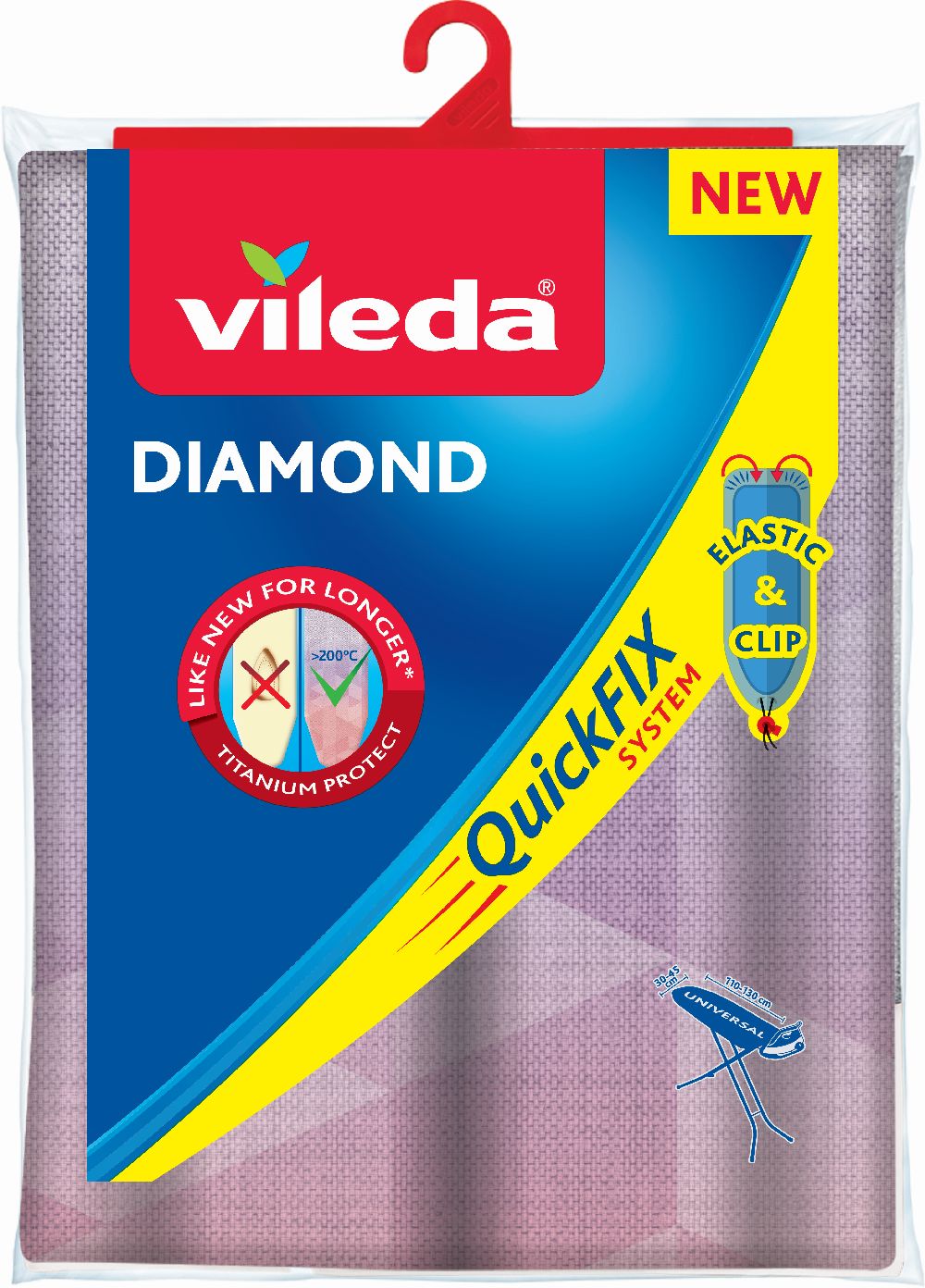 Vileda Diamond funda para tabla de planchar 130x45 cm 173333