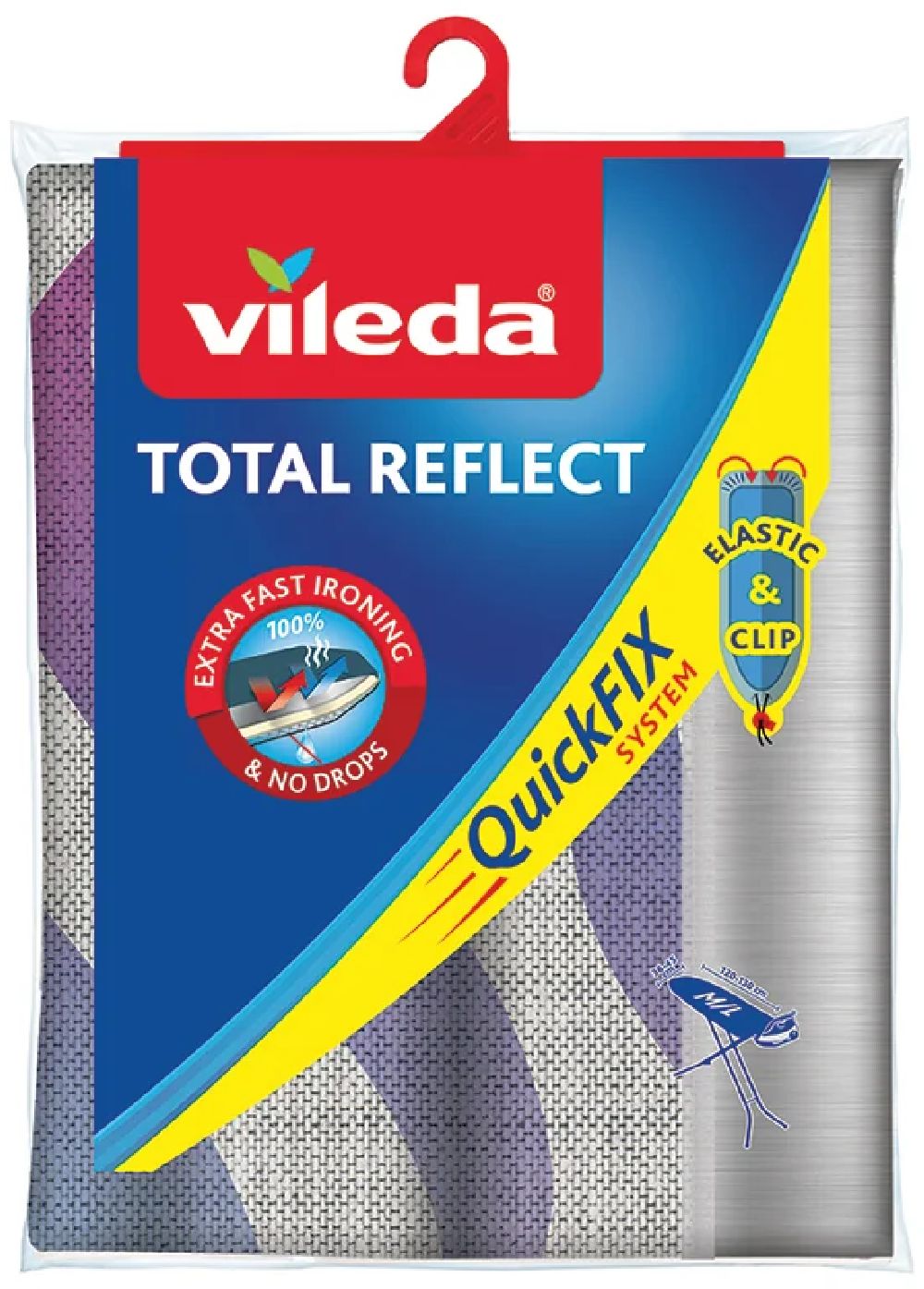Vileda Total Reflect funda para tabla de planchar 130x45 cm 163263