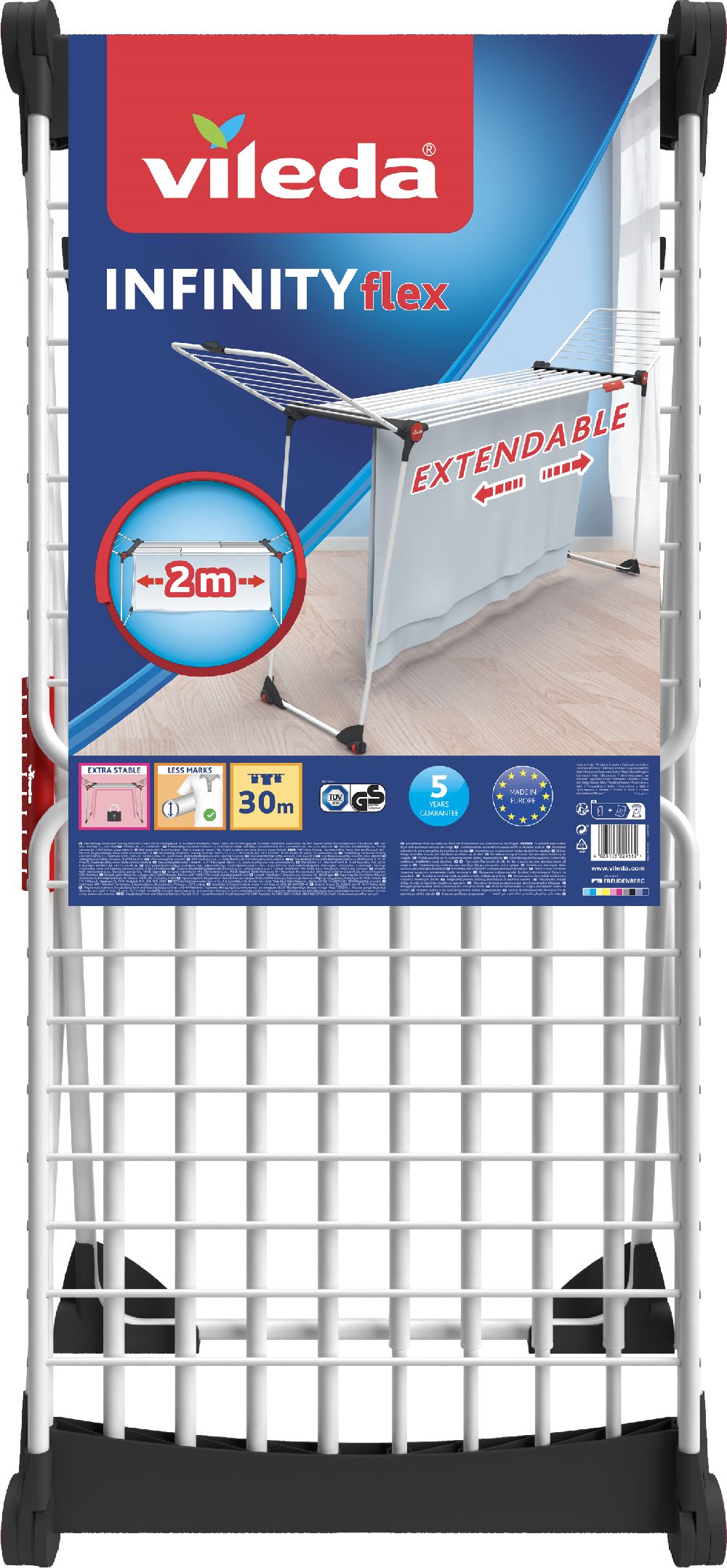 Vileda Infinity Flex tendedero de pie 169959