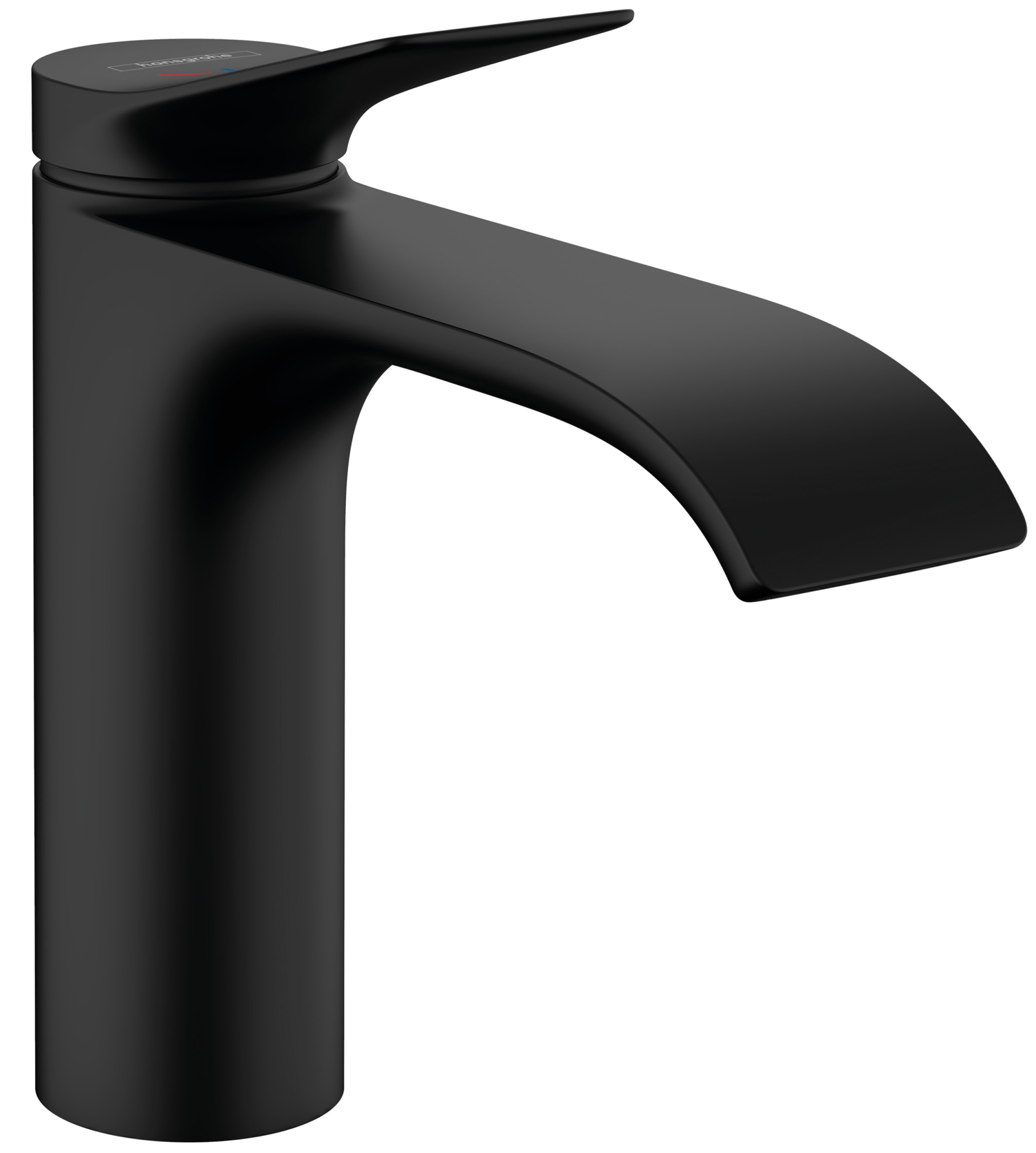 Hansgrohe Vivenis grifo para lavabo de pie negro 75024670