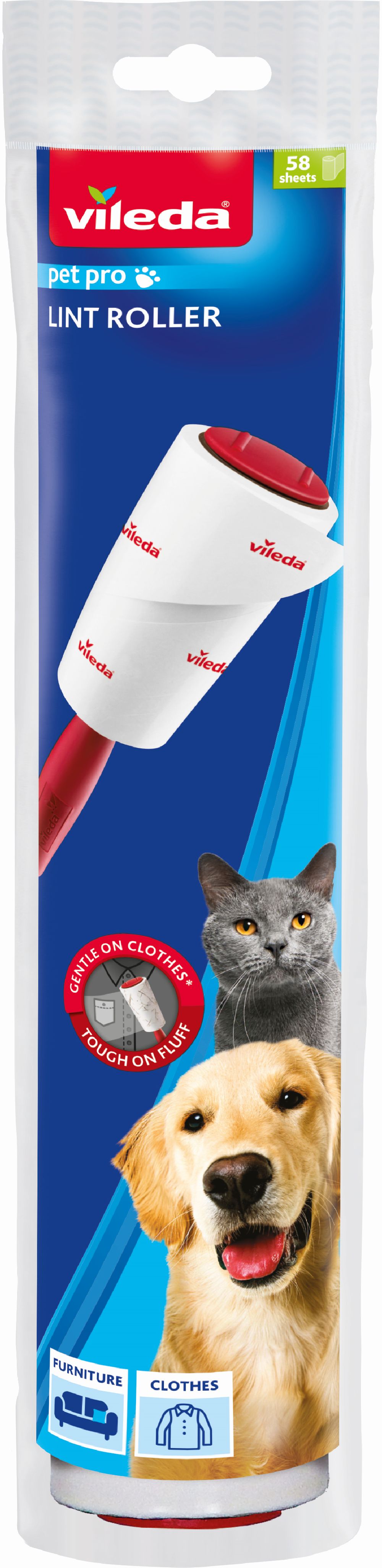 Vileda Pet Pro rodillo adhesivo para ropa 173390