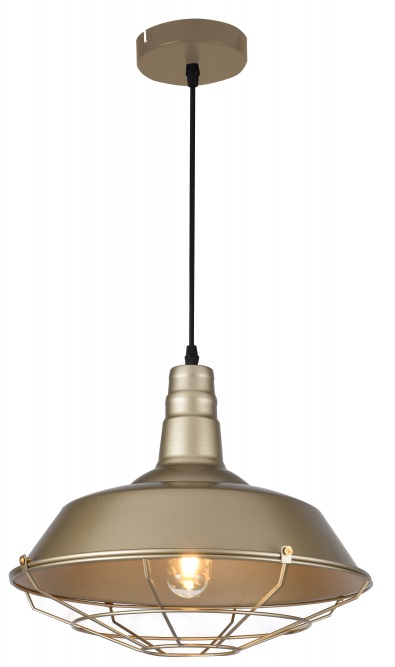 GTV Solen lámpara colgante 1x40 W oro OS-SOL2-40-DEC