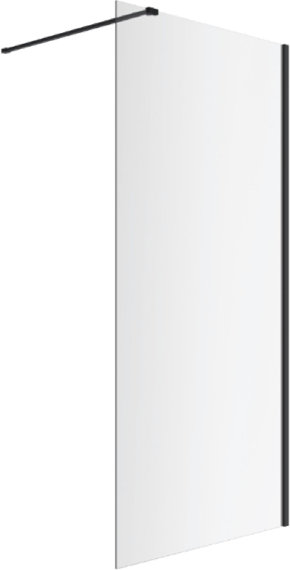 Conjunto kit de montaje Excellent Vidoq KAEX.1519.BL, mampara de ducha walk-in Excellent Vidoq KAEX.1512.0785.2000.06.01