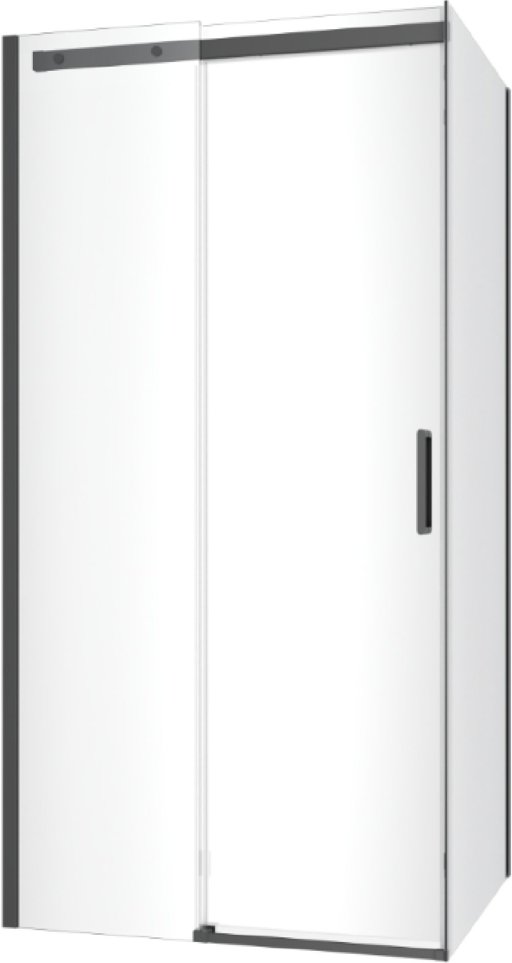 Conjunto puerta de ducha Excellent Rols KAEX.2612.1400.LP1/2.BL, puerta de ducha Excellent Rols KAEX.2612.1400.LP2/2.BL, KAEX.2606.800.LP.BL