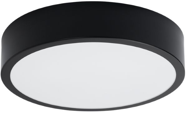 Sollux Lighting Onyx plafón 1x23 W negro SL.1242
