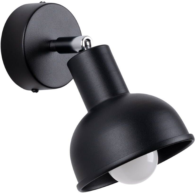 Sollux Lighting Elba lámpara de pared 1x15 W negro SL.1316