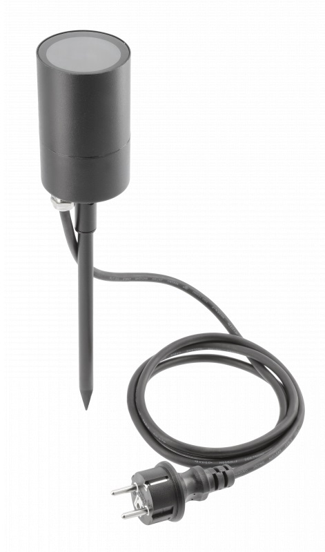 GTV Riven lámpara de pie para exteriores 1x20 W negro OS-GRAZIEGU10-20