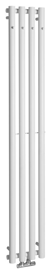Sapho Pilon radiador de baño decorativo 180x27 cm blanco IZ121T