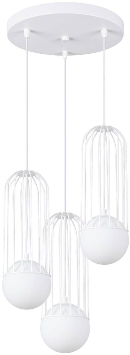 Sollux Lighting Brina lámpara colgante 3x8 W blanco SL.1335