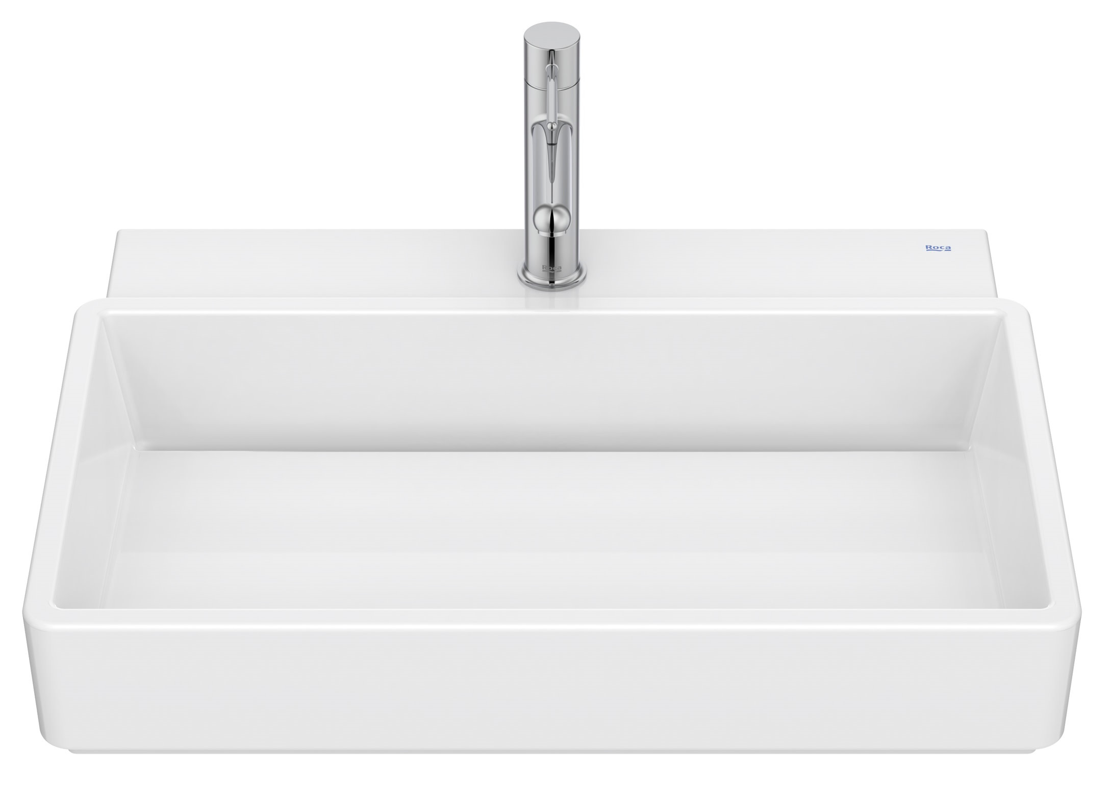 Roca Tura lavabo 60x43 cm rectangular clásico-sobre encimera blanco A327694S00