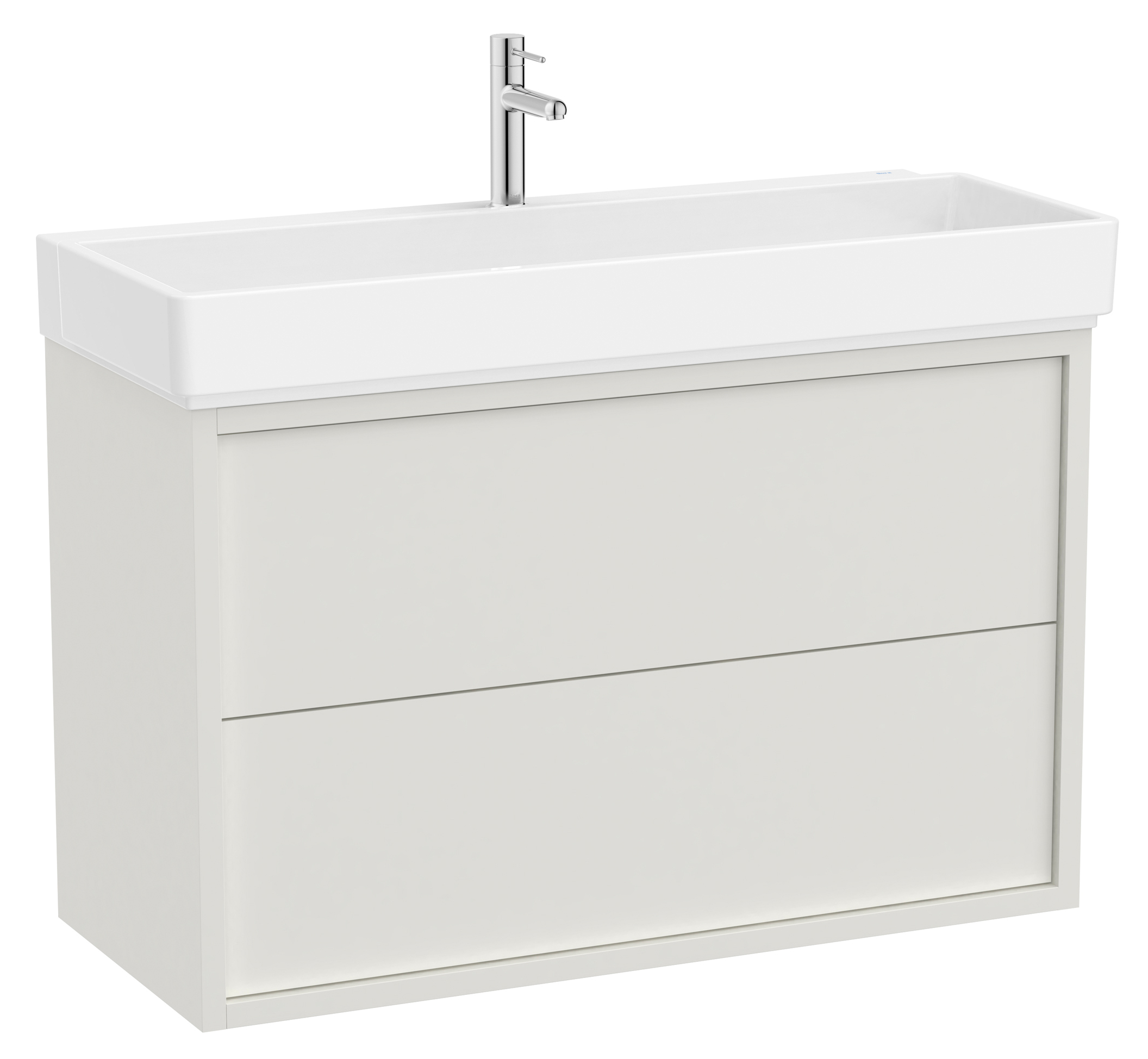 Roca Tura lavabo con mueble 100 cm blanco A852035558