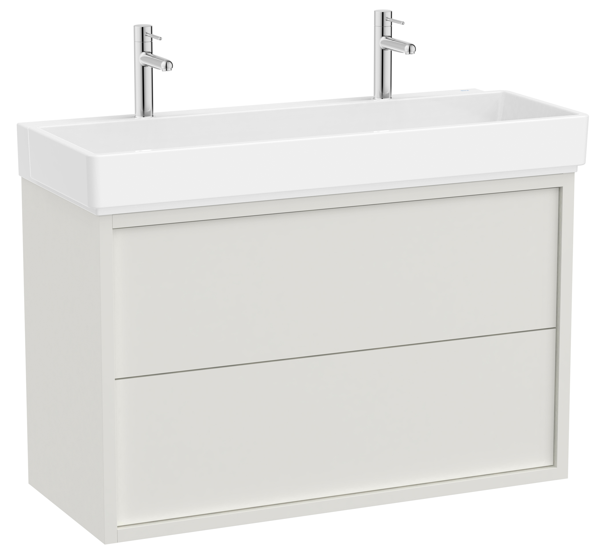 Roca Tura lavabo con mueble 100 cm blanco A852036558
