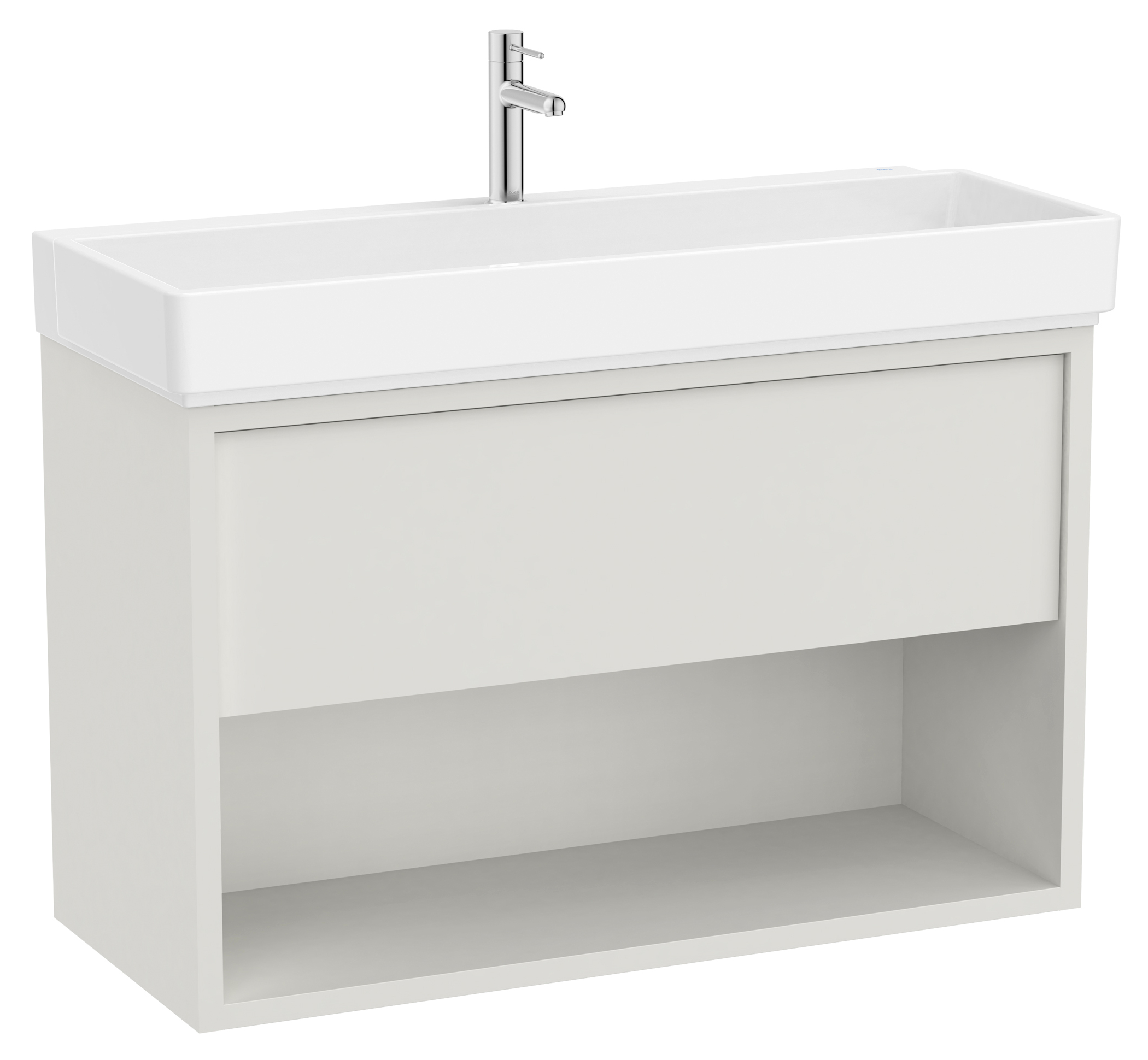 Roca Tura lavabo con mueble 100 cm blanco A852037558