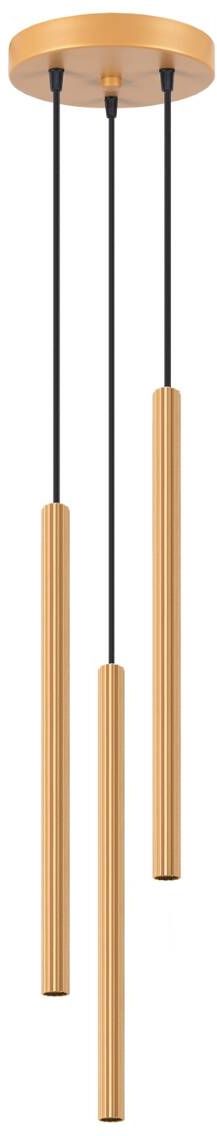 Sollux Lighting Arche lámpara colgante 3x8 W oro SL.1342