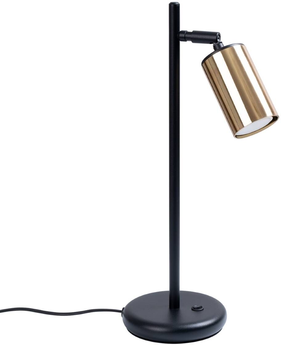 Sollux Lighting Winx lámpara para escritorio 1x10 W negro-oro SL.1389
