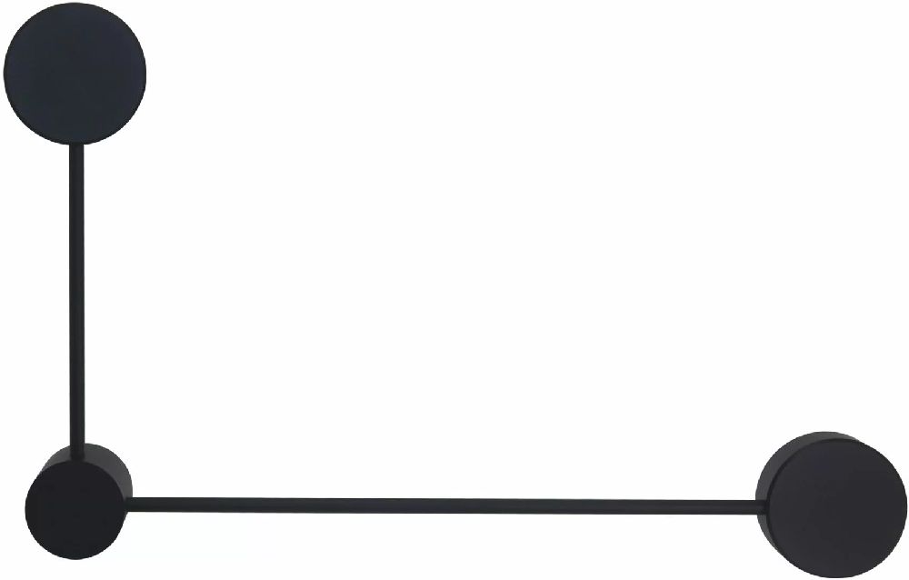 Goldlux Joy lámpara de pared 2x10 W negro 326294