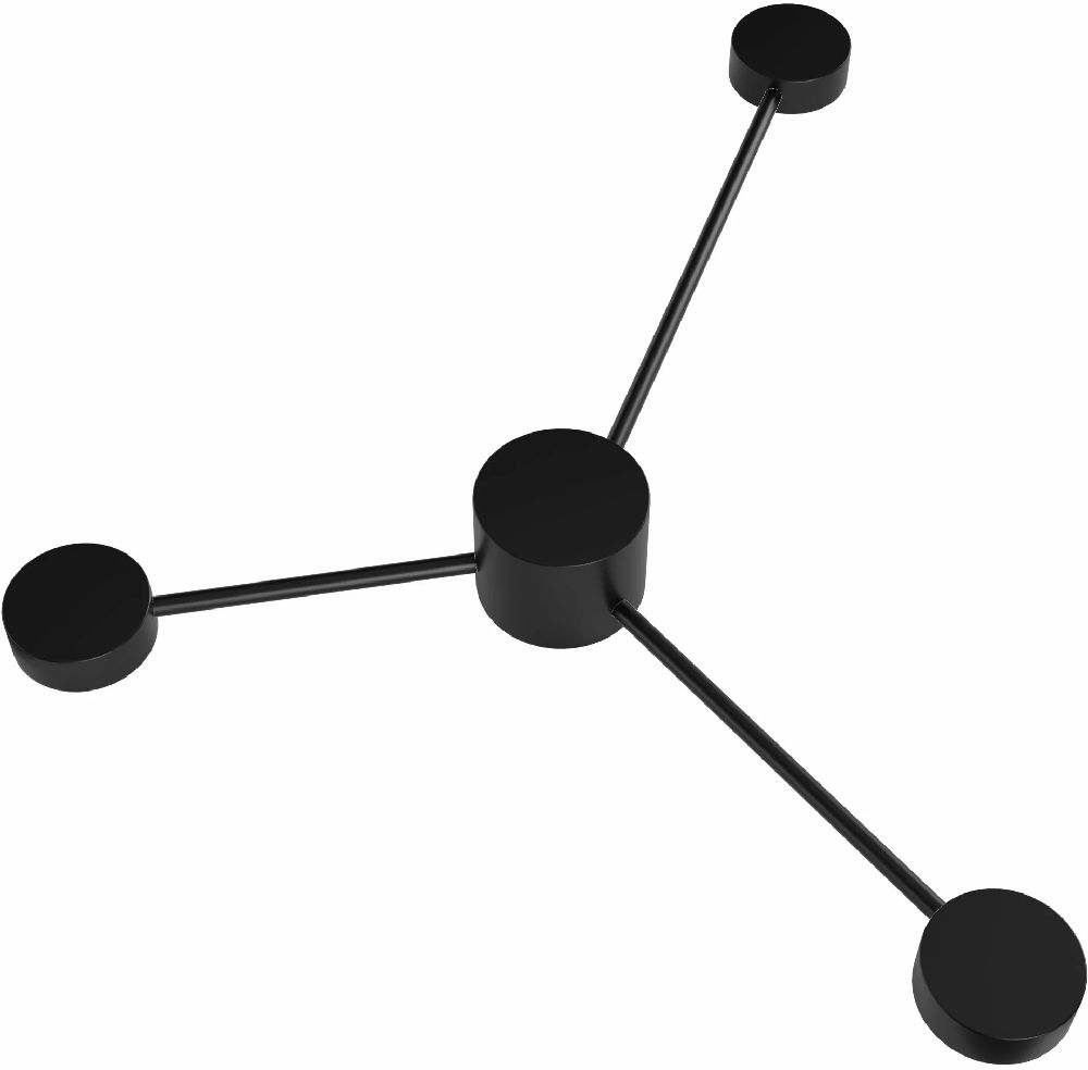 Goldlux Joy lámpara de pared 3x10 W negro 326287