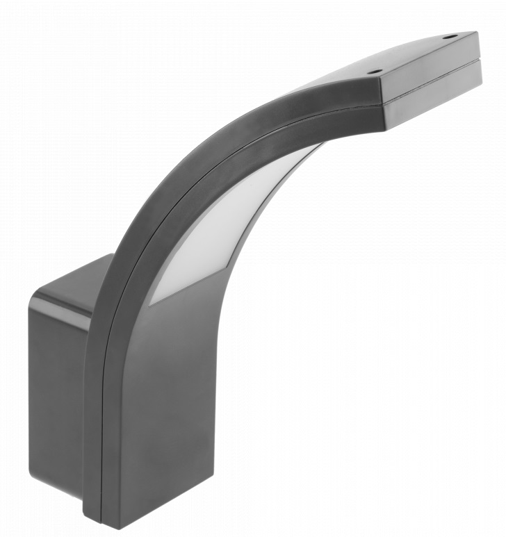 GTV Paris lámpara de pared para exteriores 1x10 W negro LD-PAR10W40BC-10