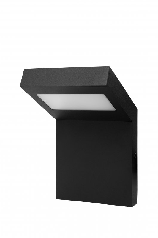 GTV London lámpara de pared para exteriores 1x10 W negro LD-LON10WA-10