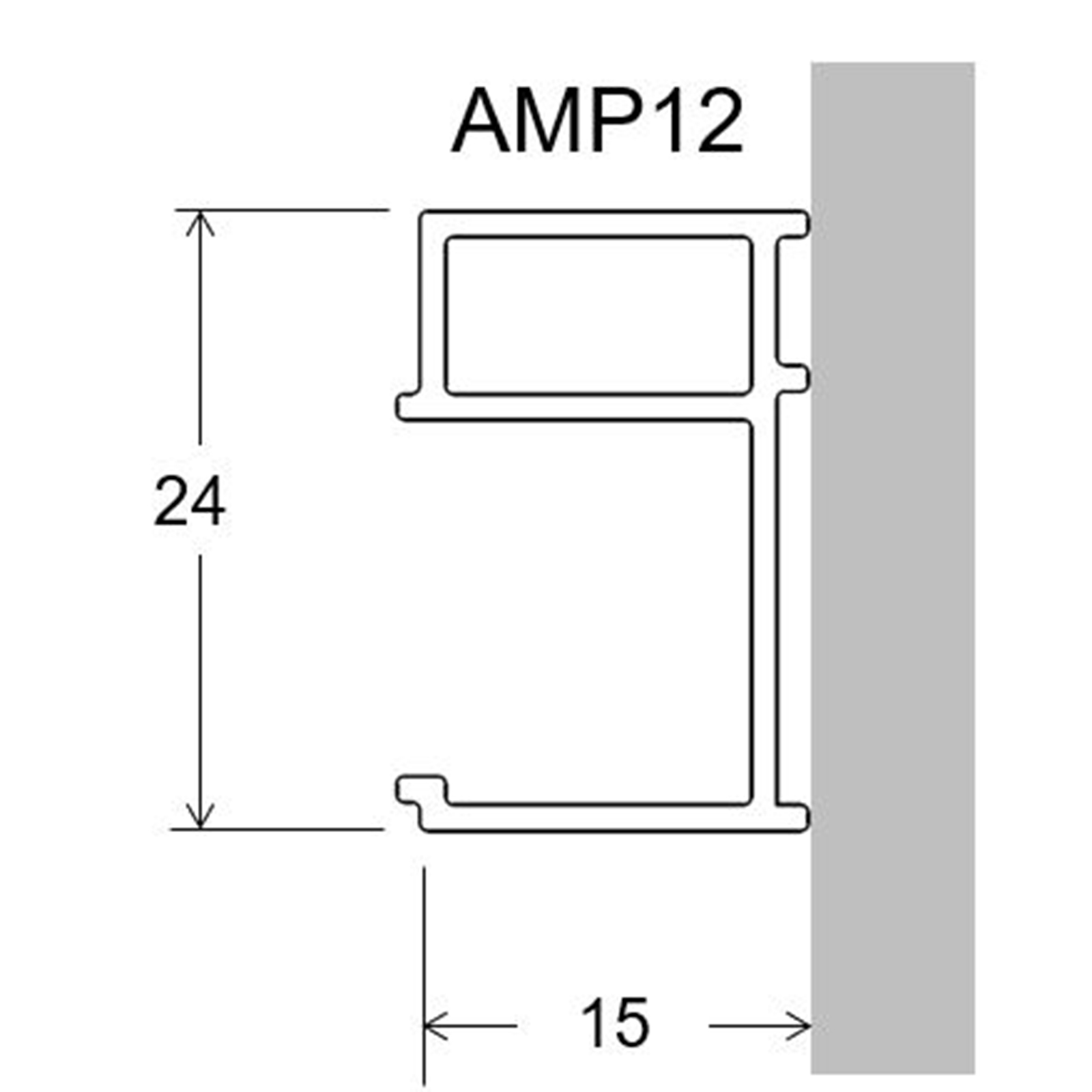 Roca Metropolis-N perfil de extensión AMP1220002